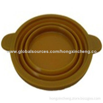 G-2014 Custom Logo Silicone Dog Bowl for Traveling